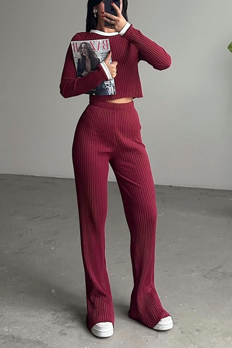Set MLEZANA BORDO, Culoare: bordo, IVET.RO - Reduceri de până la -80%