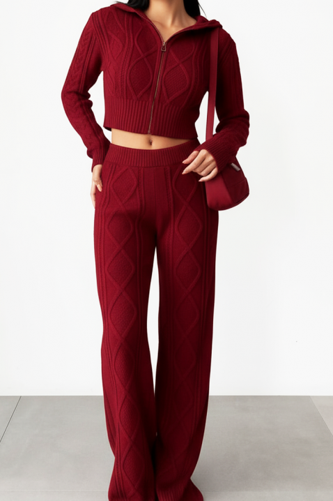 Set GLADINA BORDO, Culoare: bordo, IVET.RO - Reduceri de până la -80%