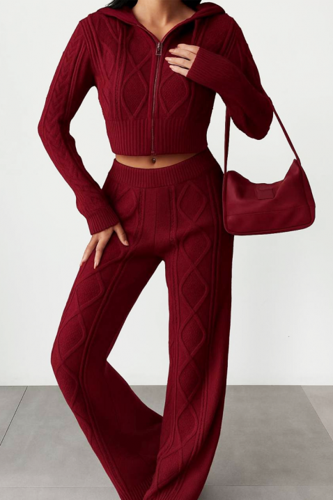 Set GLADINA BORDO, Culoare: bordo, IVET.RO - Reduceri de până la -80%