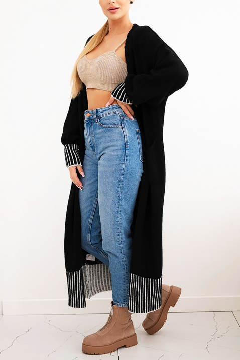 Cardigan GROTENGA BLACK, Culoare: negru, IVET.RO - Reduceri de până la -80%