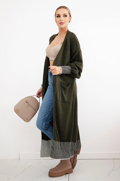 Cardigan GROTENGA GREEN, Culoare: verde, IVET.RO - Reduceri de până la -80%
