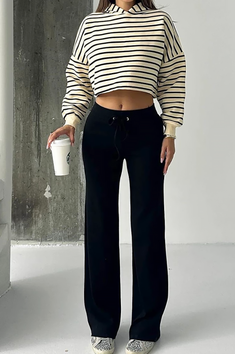 Pantaloni sport ELZIDANA BLACK, Culoare: negru, IVET.RO - Reduceri de până la -80%