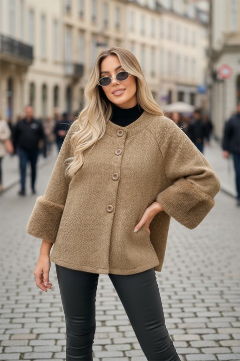 Palton KRENINA BEIGE, Culoare: bej, IVET.RO - Reduceri de până la -80%