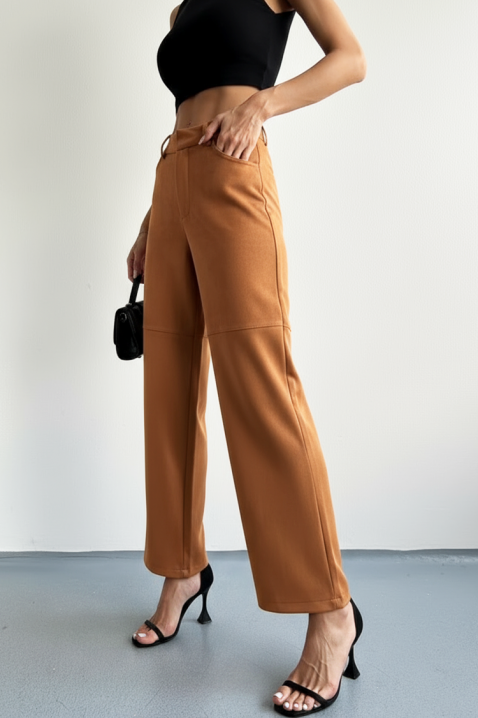 Pantalon PLANDEZA, Culoare: maro deschis    , IVET.RO - Reduceri de până la -80%