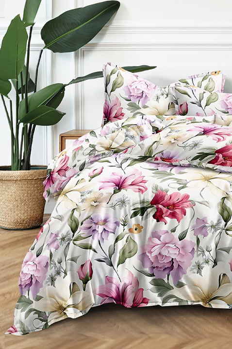 Lenjerie de pat ILOMENFA 200x220 cm bumbac 4 piese, Culoare: multicolor, IVET.RO - Reduceri de până la -80%