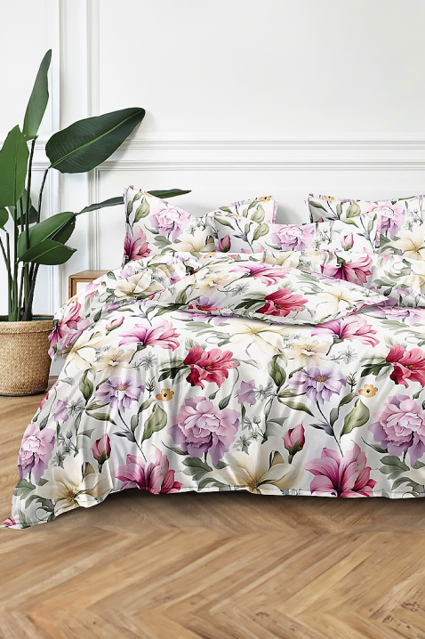 Lenjerie de pat ILOMENFA 200x220 cm bumbac 4 piese, Culoare: multicolor, IVET.RO - Reduceri de până la -80%