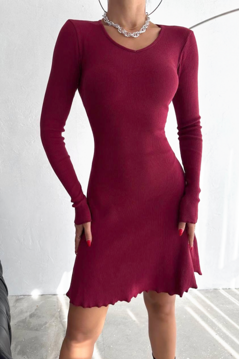 Rochie LILANZA BORDO, Culoare: bordo, IVET.RO - Reduceri de până la -80%