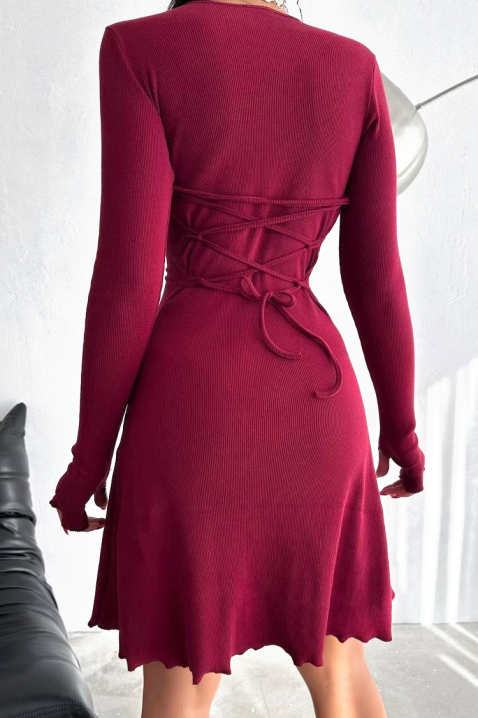 Rochie LILANZA BORDO, Culoare: bordo, IVET.RO - Reduceri de până la -80%