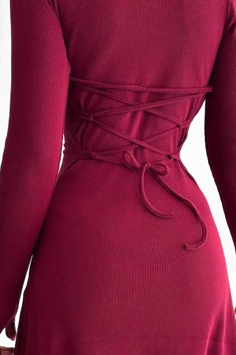Rochie LILANZA BORDO, Culoare: bordo, IVET.RO - Reduceri de până la -80%