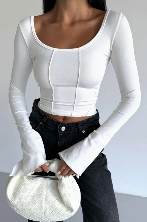 Bluză damă RELVEDA WHITE, Culoare: alb, IVET.RO - Reduceri de până la -80%