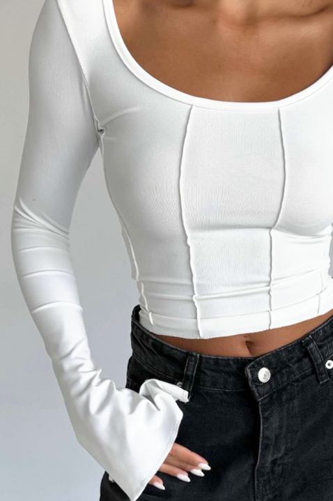 Bluză damă RELVEDA WHITE, Culoare: alb, IVET.RO - Reduceri de până la -80%