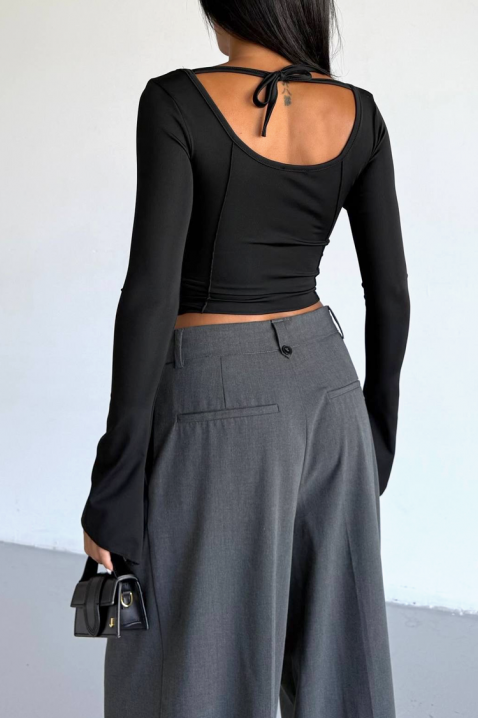 Bluză damă RELVEDA BLACK, Culoare: negru, IVET.RO - Reduceri de până la -80%