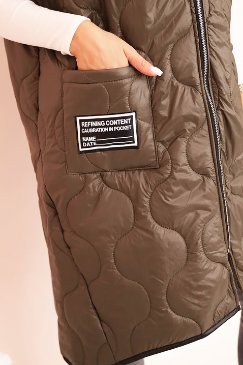 Vestă VORTELGA KHAKI, Culoare: khaki, IVET.RO - Reduceri de până la -80%