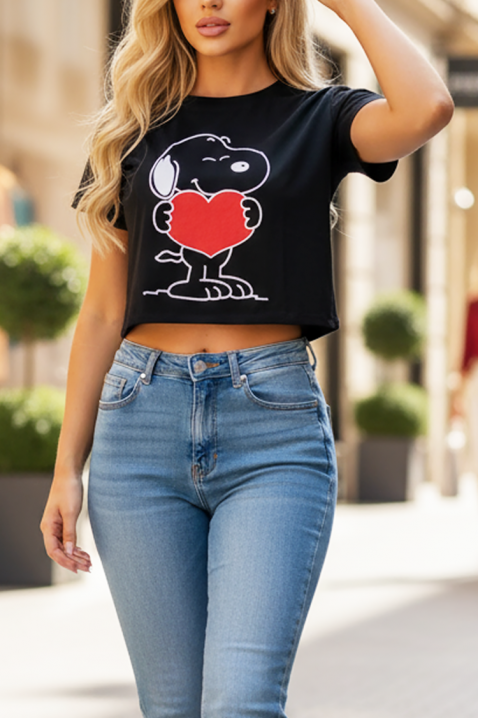 Tricou SNURZANA, Culoare: negru, IVET.RO - Reduceri de până la -80%
