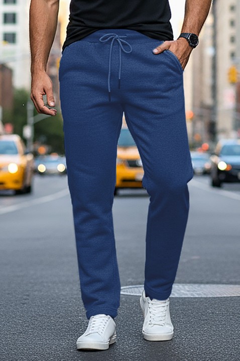 Pantaloni bărbați BERONTO NAVY, Culoare: bleumarin, IVET.RO - Reduceri de până la -80%