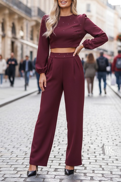 Set DORLONZA, Culoare: bordo, IVET.RO - Reduceri de până la -80%