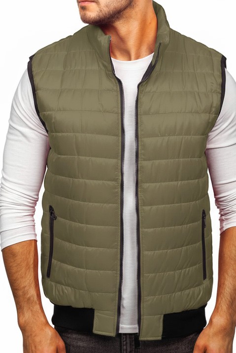 Vestă bărbați JEREMY KHAKI, Culoare: khaki, IVET.RO - Reduceri de până la -80%