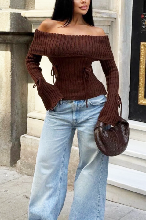 Pulover GREZDILA BROWN, Culoare: maro, IVET.RO - Reduceri de până la -80%