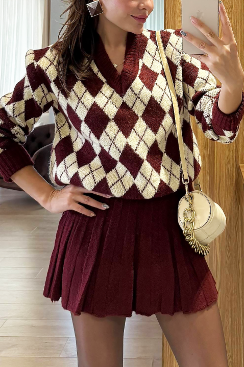 Set DIOGELNA, Culoare: bordo, IVET.RO - Reduceri de până la -80%