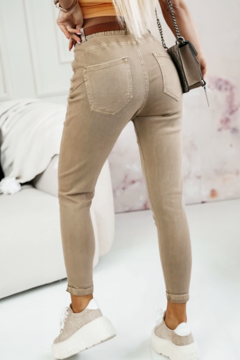 Pantaloni VORLINTA, Culoare: bej, IVET.RO - Reduceri de până la -80%