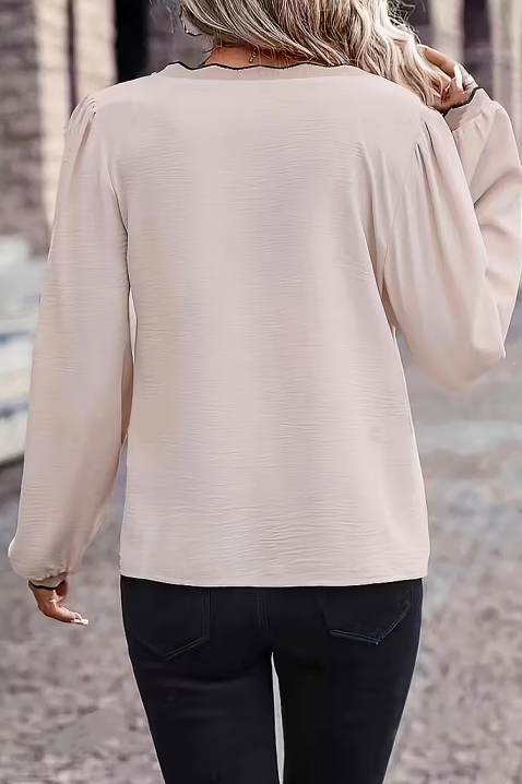 Bluză damă BIOFEHA BEIGE, Culoare: bej, IVET.RO - Reduceri de până la -80%