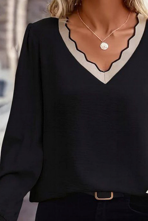 Bluză damă BIOFEHA BLACK, Culoare: negru, IVET.RO - Reduceri de până la -80%