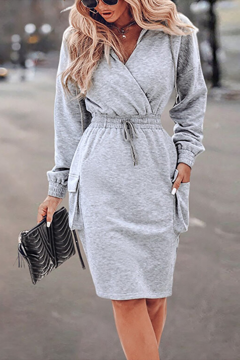 Rochie ZIORNELA GREY, Culoare: gri, IVET.RO - Reduceri de până la -80%