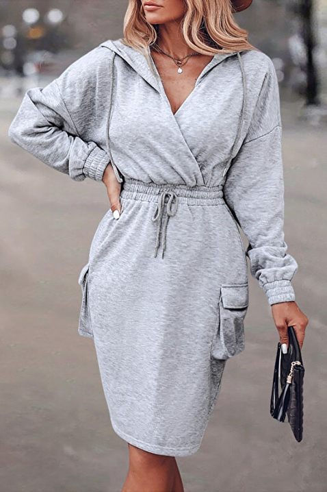 Rochie ZIORNELA GREY, Culoare: gri, IVET.RO - Reduceri de până la -80%