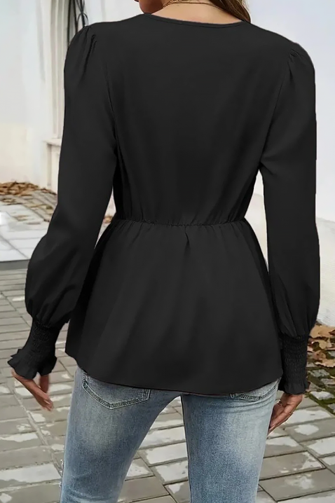 Bluză damă GIRFOLZA BLACK, Culoare: negru, IVET.RO - Reduceri de până la -80%