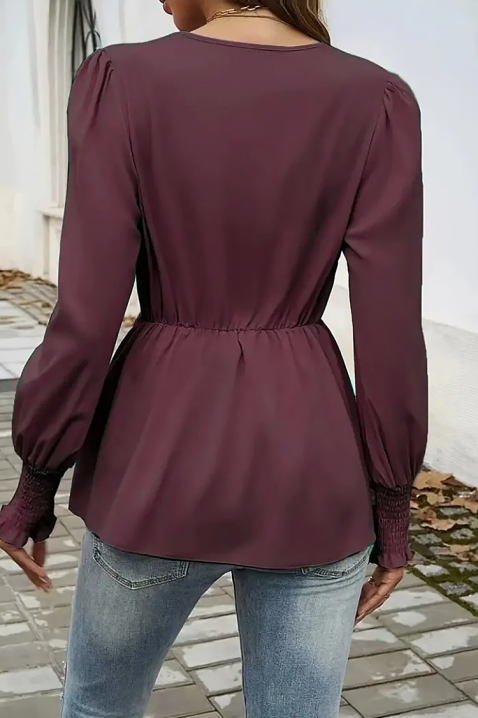 Bluză damă GIRFOLZA BORDO, Culoare: bordo, IVET.RO - Reduceri de până la -80%