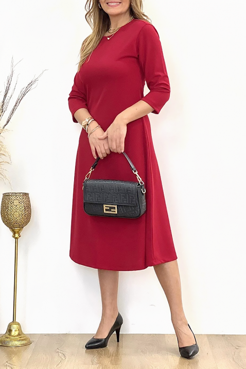 Rochie DELANIDA BORDO, Culoare: bordo, IVET.RO - Reduceri de până la -80%
