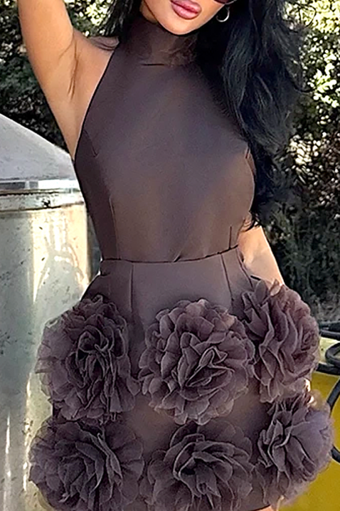 Rochie ROZALANA BROWN, Culoare: maro, IVET.RO - Reduceri de până la -80%