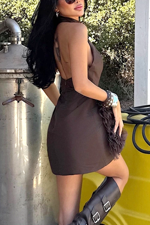 Rochie ROZALANA BROWN, Culoare: maro, IVET.RO - Reduceri de până la -80%