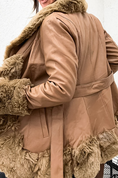 Geacă JELFONDA CAMEL, Culoare: maro deschis    , IVET.RO - Reduceri de până la -80%