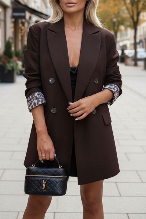 Sacou BLEZILA BROWN, Culoare: maro, IVET.RO - Reduceri de până la -80%