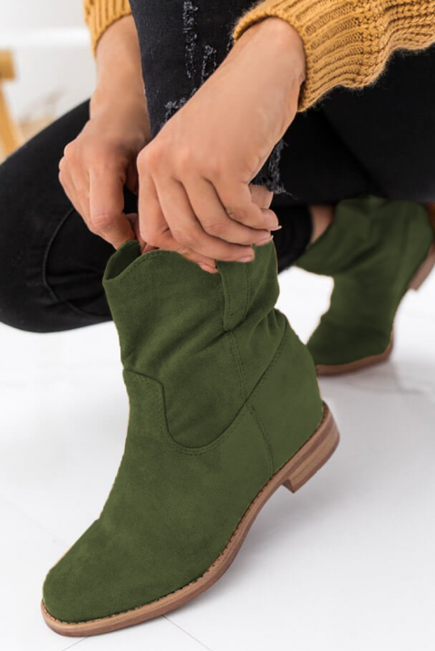 Botine damă BOMBEDA, Culoare: khaki, IVET.RO - Reduceri de până la -80%