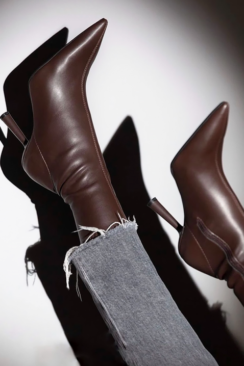 Botine damă VELORINDA, Culoare: maro, IVET.RO - Reduceri de până la -80%