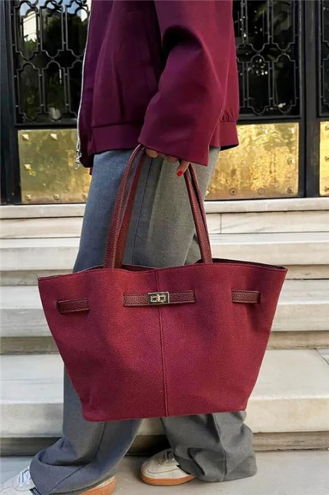 Geantă damă VEUZONA BORDO, Culoare: bordo, IVET.RO - Reduceri de până la -80%