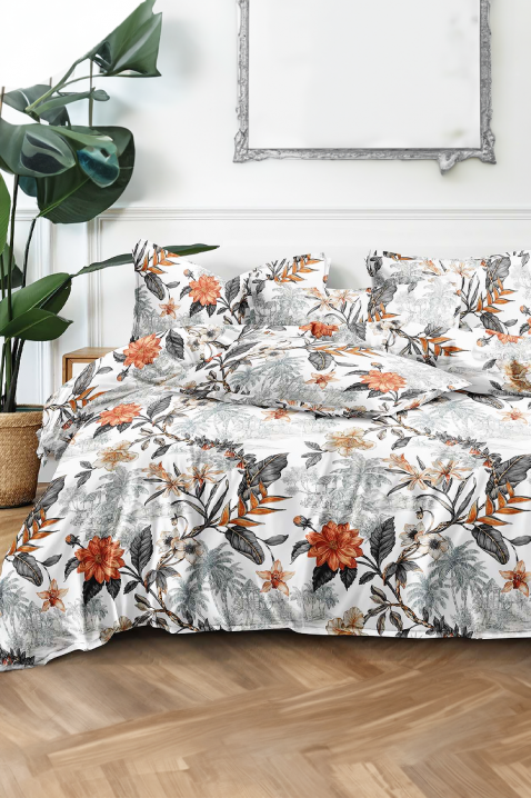 Lenjerie de pat SERFILMA 140x200 cm bumbac 4 piese, Culoare: multicolor, IVET.RO - Reduceri de până la -80%