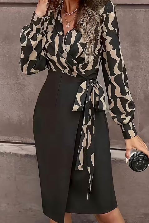 Rochie MANTELDA, Culoare: negru, IVET.RO - Reduceri de până la -80%