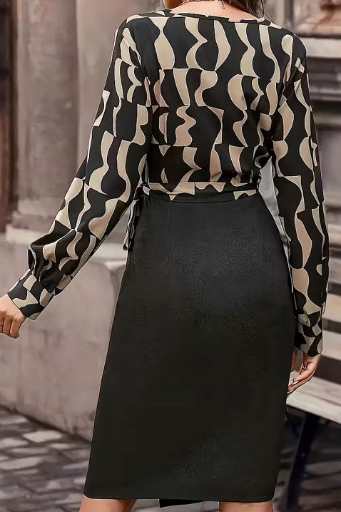 Rochie MANTELDA, Culoare: negru, IVET.RO - Reduceri de până la -80%