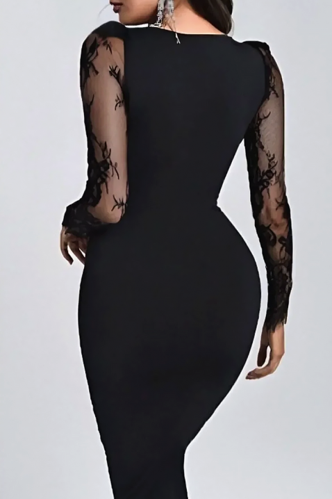 Rochie MANTELDA, Culoare: negru, IVET.RO - Reduceri de până la -80%