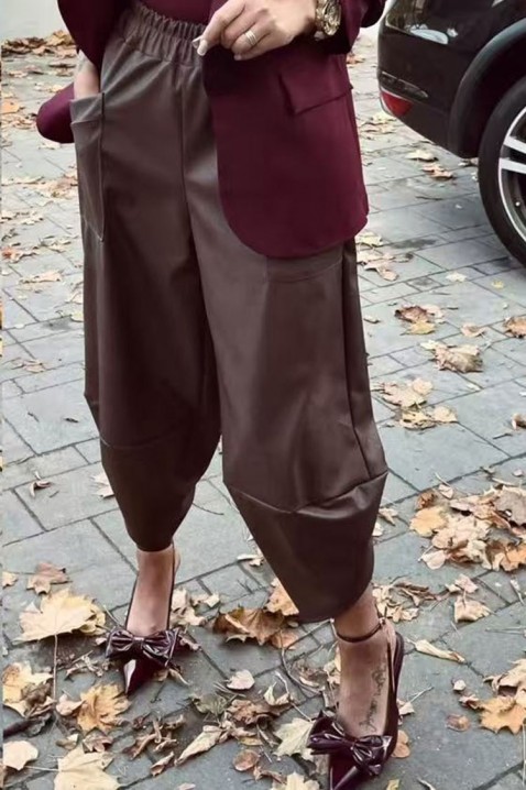 Pantaloni VRAMONDA BROWN, Culoare: maro, IVET.RO - Reduceri de până la -80%
