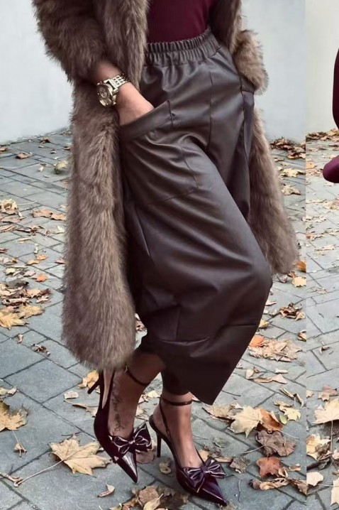 Pantaloni VRAMONDA BROWN, Culoare: maro, IVET.RO - Reduceri de până la -80%