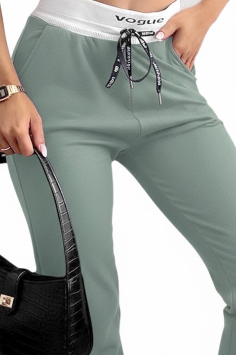 Pantaloni VESTORDA GREEN, Culoare: verde, IVET.RO - Reduceri de până la -80%