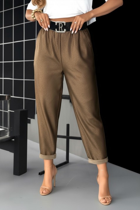 Pantaloni BELFORNA BROWN, Culoare: maro, IVET.RO - Reduceri de până la -80%