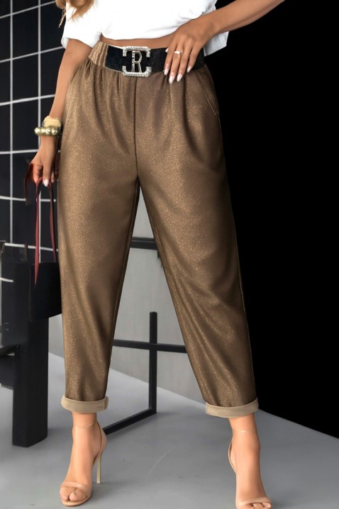 Pantaloni BELFORNA BROWN, Culoare: maro, IVET.RO - Reduceri de până la -80%
