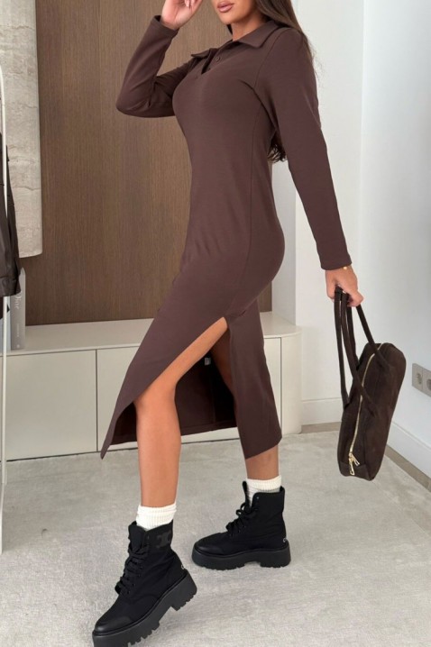 Rochie NIOFEGA BROWN, Culoare: maro, IVET.RO - Reduceri de până la -80%