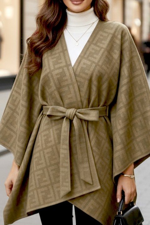 Poncho DERLONDA BEIGE, Culoare: bej, IVET.RO - Reduceri de până la -80%