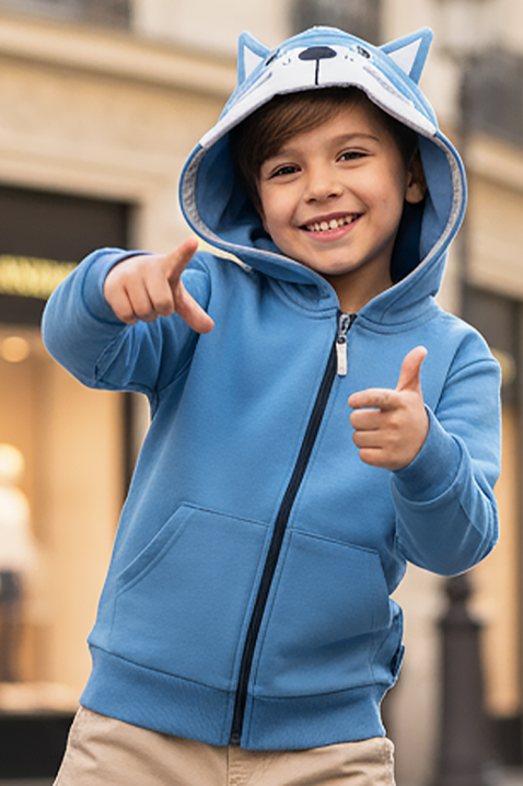 Hanorac copii MAKENZI BLUE, Culoare: albastru, IVET.RO - Reduceri de până la -80%
